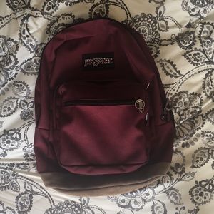 Maroon Jansport Backpack ✨